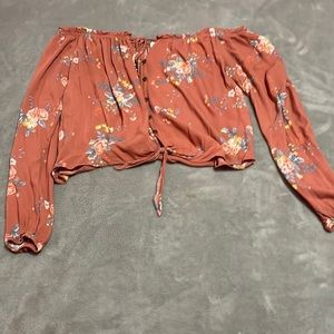 Rewind Off The Shoulder Floral Top